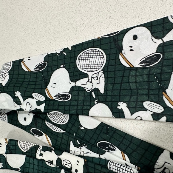 Snoopy peanuts Charlie Brown tennis vintage 1958 tie made in Korea - Picture 9 of 11